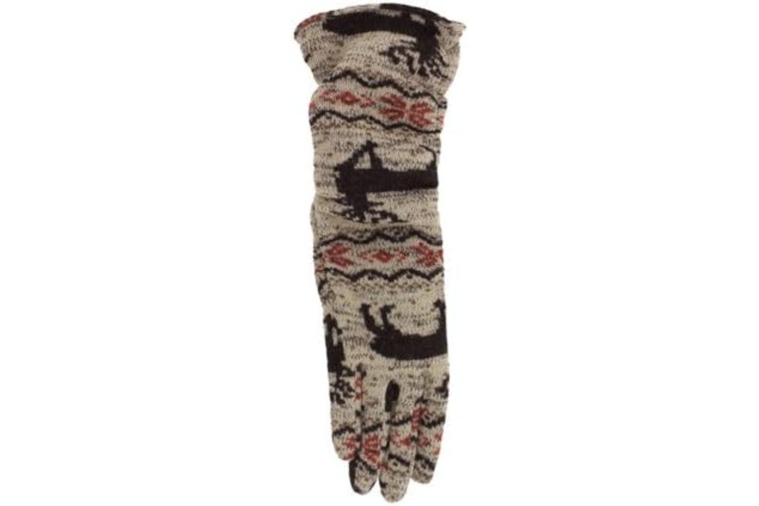 Homespun Long Knit Gloves